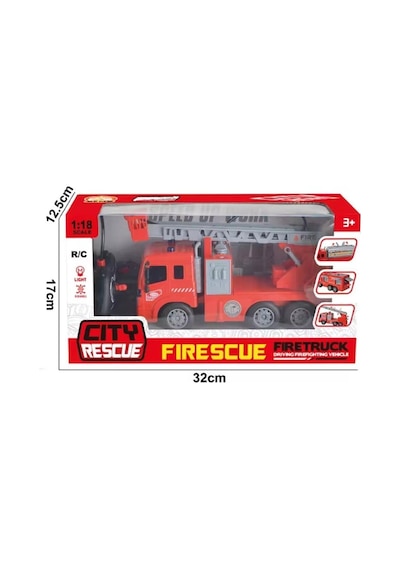 1:18 Işıklı Usb Şarjlı Uzaktan Kumandalı 5 Fonksiyonlu Oyuncak İtfaiye 1:18 Işıklı Usb Şarjlı Uzaktan Kumandalı 5 Fonksiyonlu Oyuncak İtfaiye