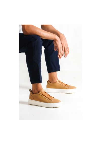 Mubiano Hakiki Deri M3-n Nude Erkek Spor Ayakkabı & Sneaker Ten
