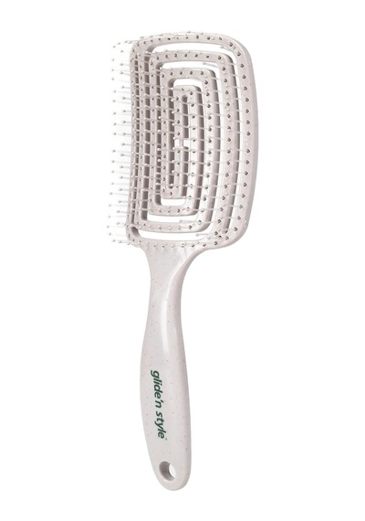 Glide N Style Eco Flexi Paddle Brush Doğa Dostu Esnek Saç Açma Ve Tarama Fırçası