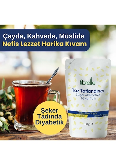 Fibrelle Ultra Plus Tatlandırıcı 100 g ( Sukralozlu ) 1 Paket