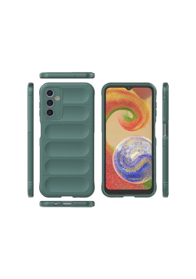 Samsung Galaxy A14 4g Kılıf Optimum Silikon - Koyu Yeşil
