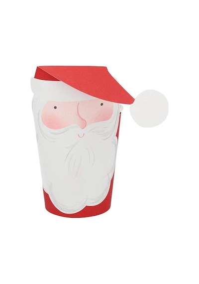 Meri Meri - Jolly Santa Cups - Noel Baba Bardaklar