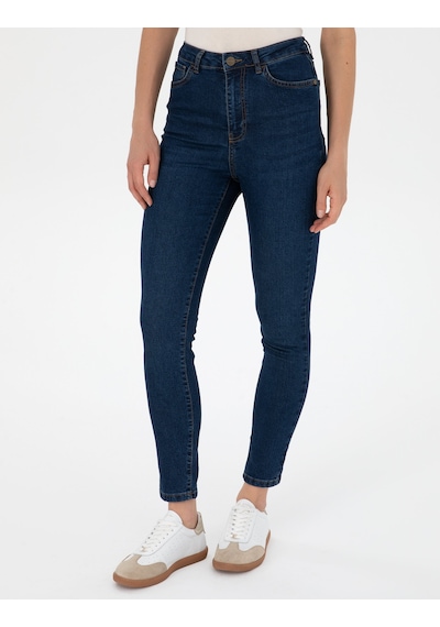Pierre Cardin Kadın Koyu Mavi Pantolon Jean 50318253-vr032 Koyu Mavi