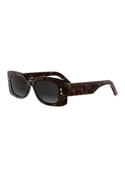 Dior Pacific S1u Cd 40098u 55b 24a2 53-17-140 Leopar Kadın Güneş Gözlüğü Çok Renkli