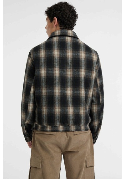 Guess Erkek Yün Karışımlı Bomber Ceket - Çok Renkli Çok Renkli