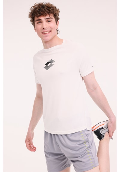 Lotto M-beta Tee 5fx Ekru Erkek Kısa Kol T-shirt Bej
