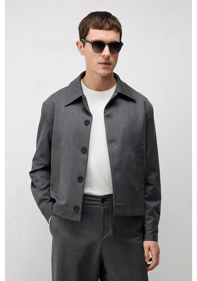 Antioch Relaxed Fit Baharlık Erkek Mont Gri