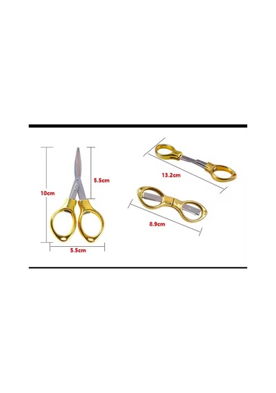 Katlanabilir Gözlük Nakış Makası Gold