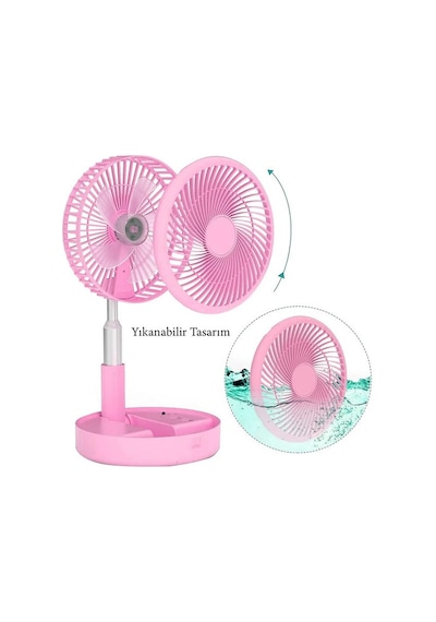 Powermaster Pm-25110 Katlanabilir Yükseltilebilir Taşınabilir Fan Vantilatör 4 Farklı Mod
