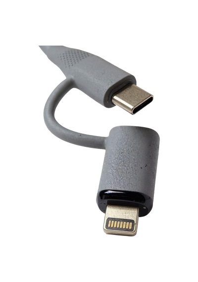 2'si 1 Arada Type-c Ve Lightning To 3.5mm Aux Ses Kablosu - Ios Android Uyumlu Oto Ses Aktarım Adaptörü-al5815