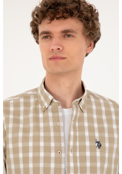 U.s. Polo Assn. Erkek Açık Haki Gömlek Desenli 50288665-vr183 Açık Haki U.s. Polo Assn. Erkek Açık Haki Gömlek Desenli 50288665-vr183 Açık Haki