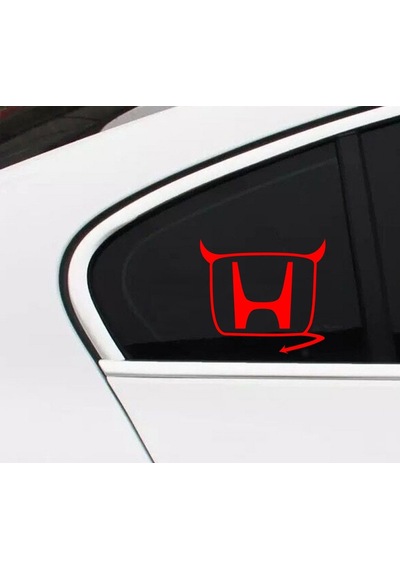 Honda Şeytan Sticker, Honda Sticker, Oto Sticker