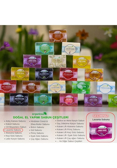 Organicsun Doğal Lavanta Sabunu 3 x 140 G