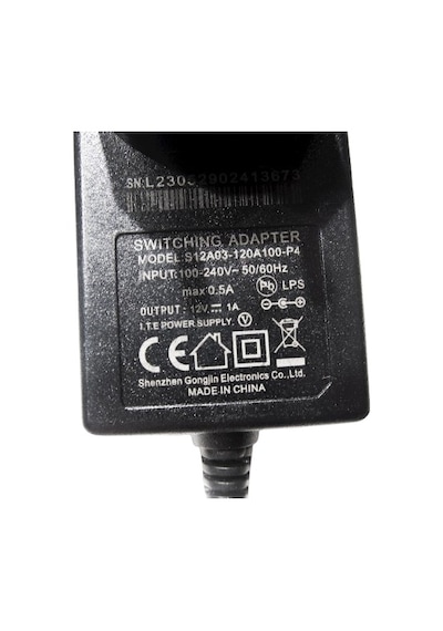 12v 1a Modem Ve Arduino Uyumlu Plastik Kasa Priz Tipi Adaptör S12a03-120a100-p4