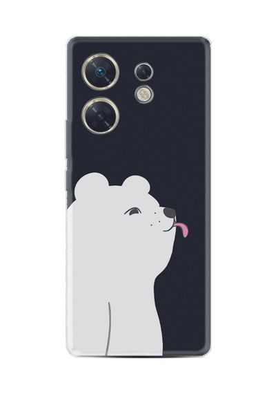 Infınıx Zero 30 4g Kılıf Silikon Desen Özel Seri Panda Sevimli 1738