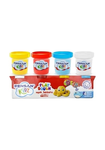 Pensan Pensan Kidz Oyun Hamuru 4 Renk X 150 Gr