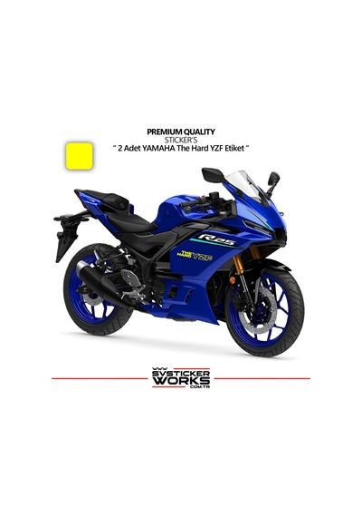 Yamaha The Hard Yzf Sticker Yüksek Kalite Folyo 2 Adet Sticker Etiket 68281640