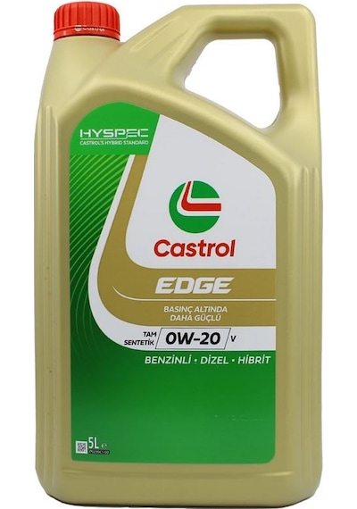 Castrol Edge 0W-20 Ll Motor Yağı 5 L