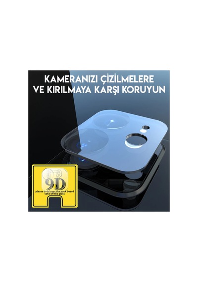 Uluvora İphone 11 6.1 Full Tempered Kamera Koruyucu Kırılmaz Cam- 5775 - Hs08377416-5343 Şeffaf 2