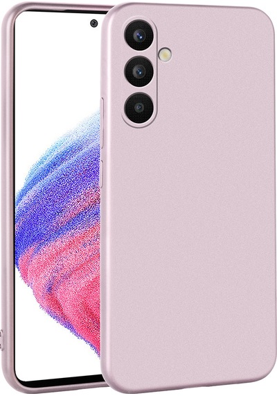 Zore Galaxy Uyumlu A34 Kılıf Premier Silikon Kapak - Rose Gold Rose Gold