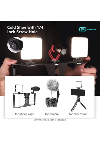 Yongnuo YN60 RGB LED Taşınabilir Mini Cep Video Işığı