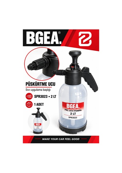 Bgea Prc 2 Litre Manuel Basınçlı Sıvı Püskürtücü Spr3023