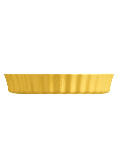 Emile Henry Tart-Börek-Flan Kabı Yuvarlak 32 cm Sarı/Provence Yel