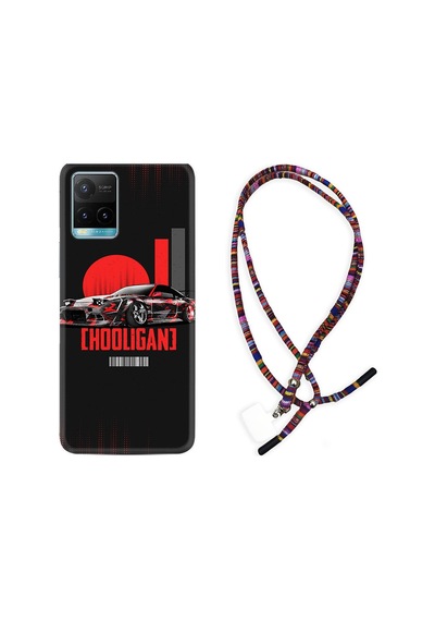 Vivo Y21S Kılıf Rasta Boyun Askılı Hooligan 1636