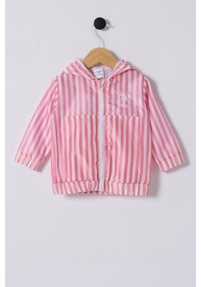 U.S. Polo Assn. U.s. Polo Assn Kız Bebek Pembe Yağmurluk Pembe