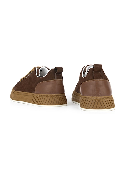 Ziya Erkek Hakiki Deri Günlük Sneaker 161983z8702 Kahve 161983z8702 300 40