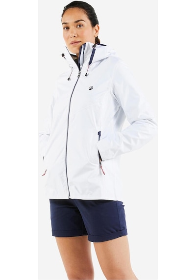 Decathlon Kadın Yelkenli Yağmurluğu Beyaz