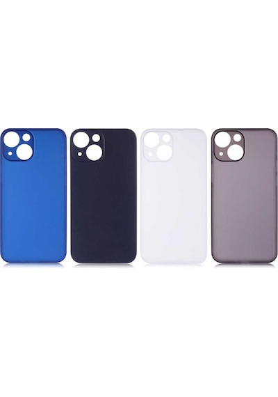 Apple Uyumlu iPhone 13 Mini Kılıf Zore 1.Kalite Pp Kapak-Siyah