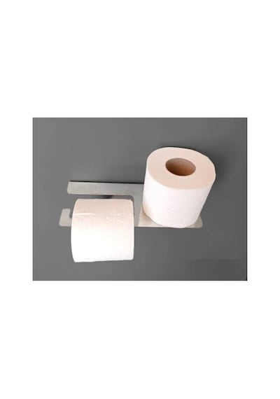 Buççin Online Mağaza Tuvalet Wc Kağıtlığı Kendinden Yapışkanlı Uzun Telefon Raflı Paslanmaz Çelik Tuvalet Kağıtlığı Pasla Çok Renkli