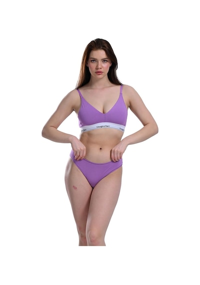 Giorgina Ferri 2 Li Kutu Kadın Elastik Bantlı Günlük Kullanıma Uygun Vatkalı Spor Sütyen Bralet Sophie