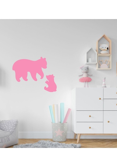 Bk Gift Sevimli Ayılar Tasarımlı Çocuk Odası Duvar Sticker-2