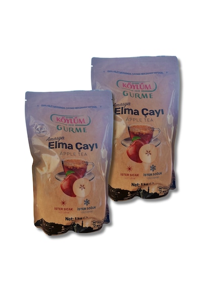 Köylüm Gurme Amasya Doğal Elma Çayı - 1kg / 2 Adet