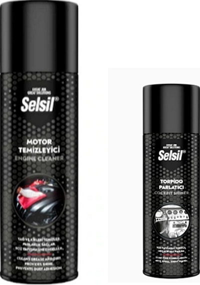 Susuz Motor Temizleme Spreyi 500 Ml, Torpido Parlatıcı 200 Ml