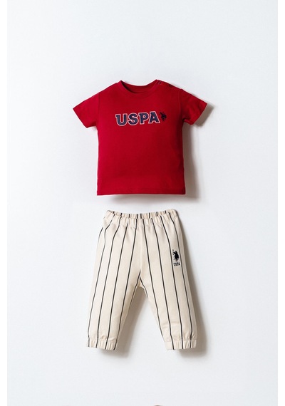 U.s. Polo Assn. Erkek Bebek Kırmızı 3lü Takım Kırmızı