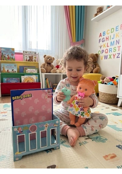 Etkileşimli Akıllı Masal Anlatan Ağlayan Emzikli Eğitici Pilli Oyuncak Et Bebek Ve Minik Arkadaşı 94594295
