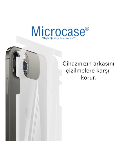 Microcase Huawei Nova 14 Ultra İle Uyumlu Full Tpu Ön Arka Ve Yan 360 Nano Koruma- Ekm116