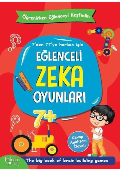 Süper Zeka Oyunları-Kırmızı Kitap 7+- Koloni Çocuk Yayınları