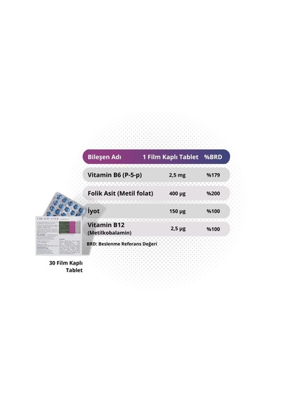 Creavit Folic Complex 30 Tablet