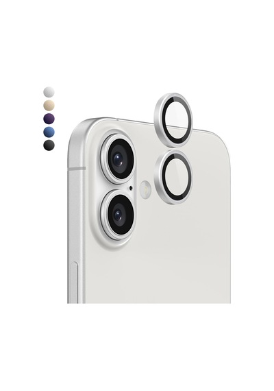 Apple Uyumlu iPhone 16 Plus Raze Metal Kamera Lens Koruyucu Turkuaz