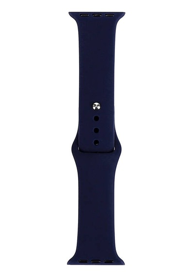Zore Watch 38mm Band Serisi Klasik Kordon Silikon Strap Kayış-midnight Blue