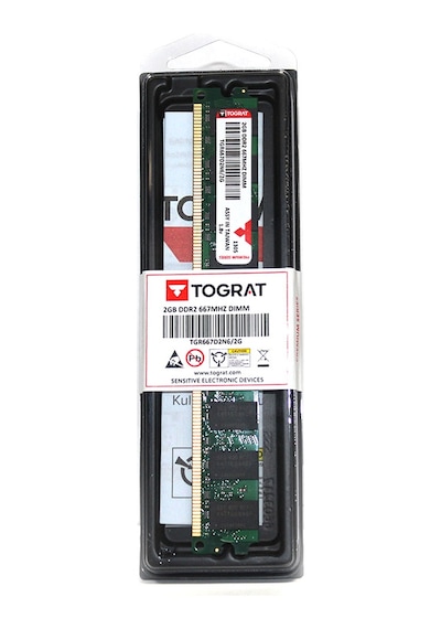 Tograt TGR667D2N6/2G 2 GB DDR2 667 MHz CL6 AMD ve Intel İşlemcilerle Uyumlu Ram