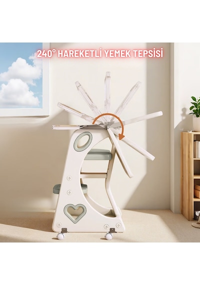 Bebek Mama Sandalyesi Eğitici Çocuk Gelişim Sandalyesi Ve Mutfak Merdiven Ve Öğrenme Kulesi