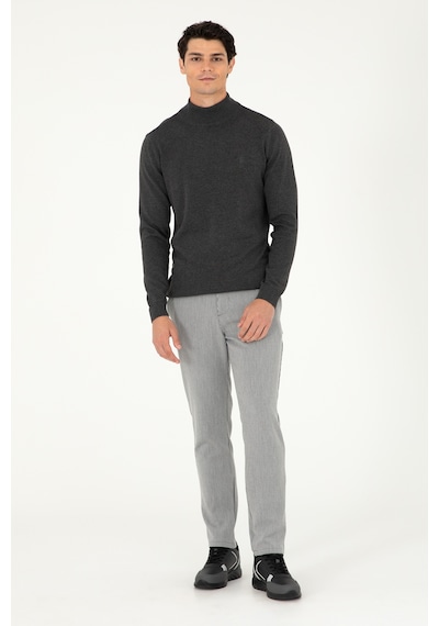 U.s. Polo Assn. Erkek Gri Pantolon Kanvas-chino 50291196-vr024 Gri
