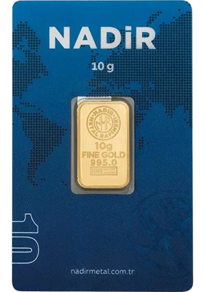 Nadirgold 10 Gr Külçe Altın