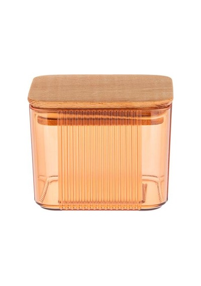 Madame Coco Renard Ahşap Kapaklı Saklama Kabı 500 ML Amber