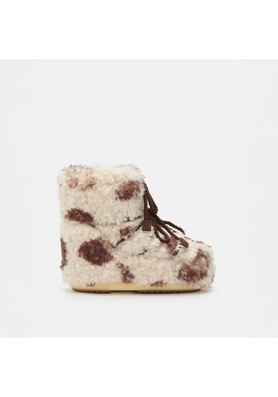 Mm04 Cow Bot Kar Kadın 80d1409690-mm04 Moon Boot Icon Low Curly Cow 36-41 Çok Renkli